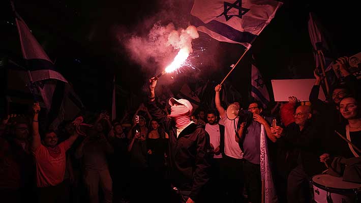 Tensión en Israel: Sindicatos convocan a masiva huelga en protesta contra reforma judicial de Benjamin Netanyahu