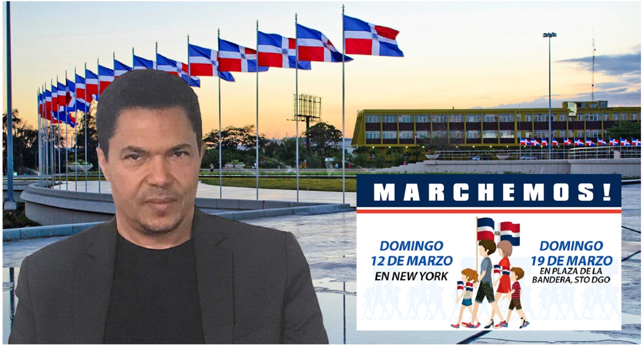 Círculo de Caridad Humana convoca bandereo en el Alto Manhattan en respaldo a marcha en Plaza de la Bandera este domingo 12 de marzo