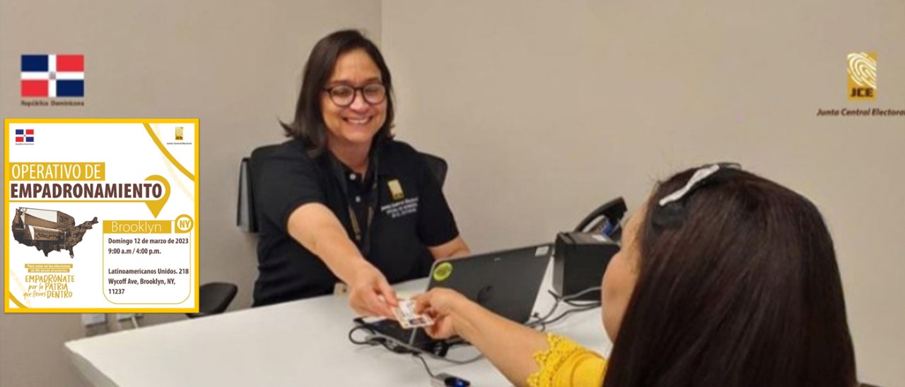 La OSE de la JCE NY realizará operativo de empadronamiento en Brooklyn este sábado 11 de marzo
