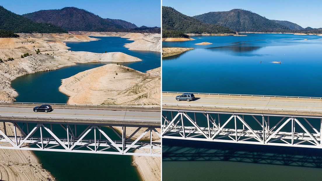 Cómo las intensas lluvias llenaron los principales embalses en California, revirtiendo la sequía