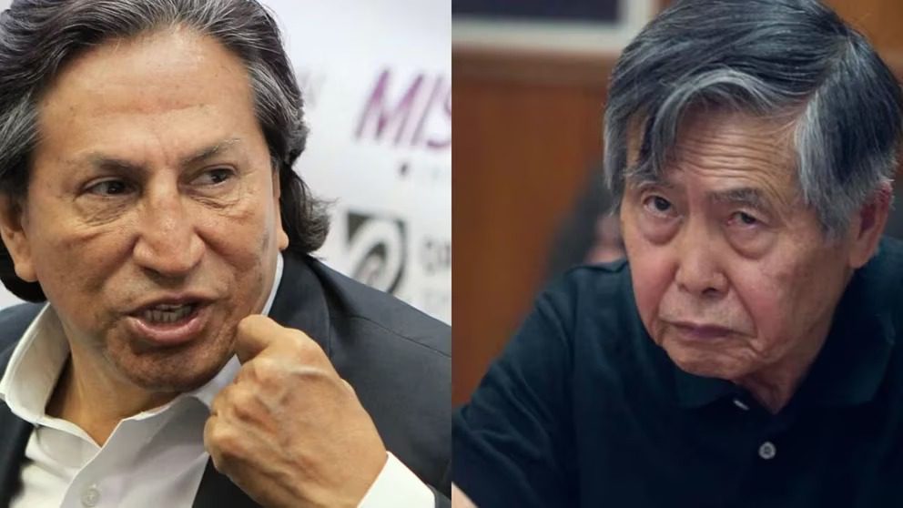 Alejandro Toledo y Alberto Fujimori: alguna vez acérrimos rivales y hoy inquilinos del mismo penal