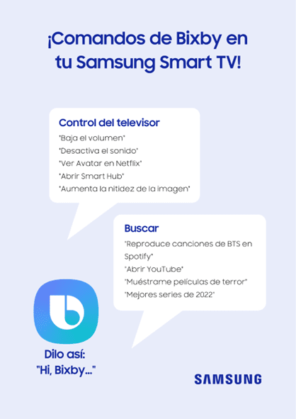 Aprende a administrar tu Samsung Smart TV con tu voz 