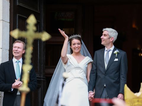 Así fue la discreta boda real religiosa de Alexandra de Luxemburgo