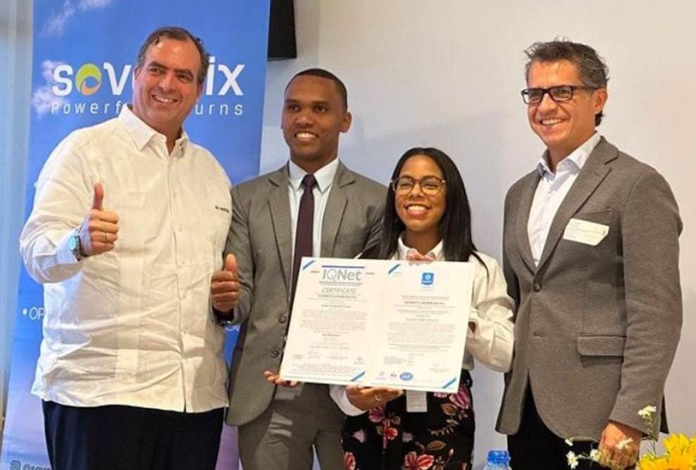 Soventix Caribbean recibe certificación ISO 9001