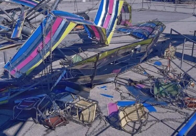Colapsa un carrusel dejando al menos 20 heridos en una ciudad rusa
