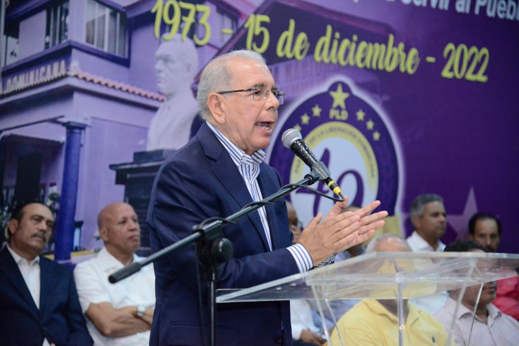 Danilo Medina define al PLD como “Duro de Matar”