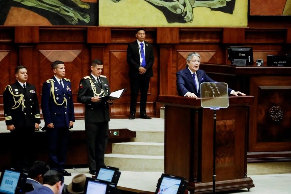 Guillermo Lasso defendió su decisión de disolver el Parlamento y denunció “acusaciones perversas” de la oposición