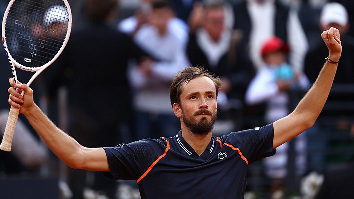 El tenista ruso Medvédev gana el Masters de Roma