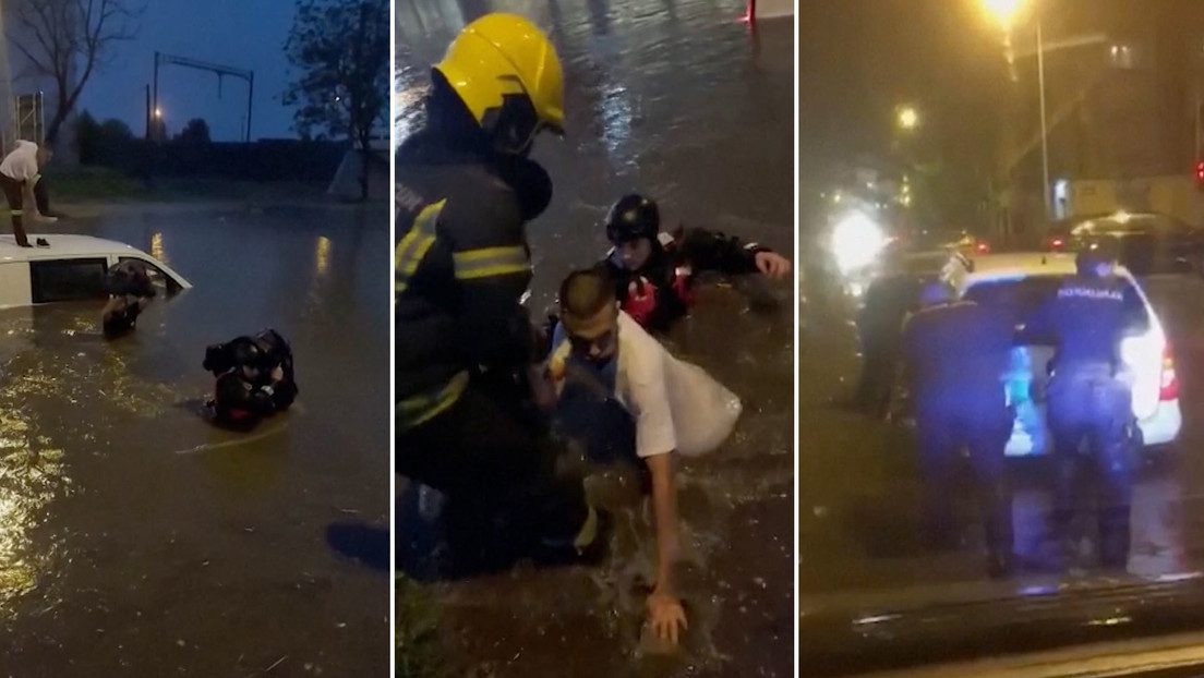 Lluvias torrenciales provocan serias inundaciones en varias localidades de Serbia