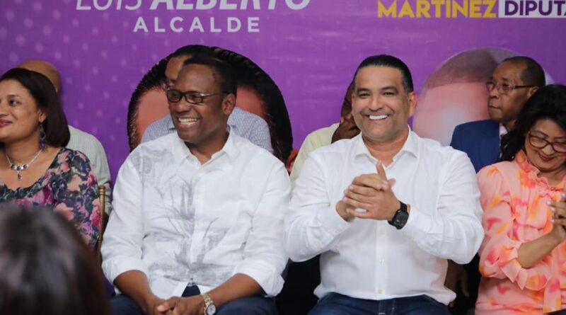 Alfredo Martínez dice se trabaja “incansablemente” por el triunfo de Luis Alberto en SDE