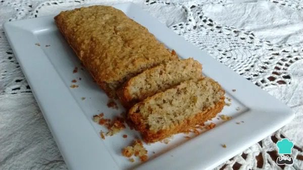 Receta de Bizcocho de avena sin azúcar