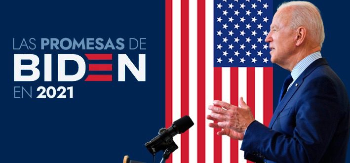 Desde "unir a EE.UU." hasta regular la migración: Qué fue de las promesas que hizo Biden al iniciar su mandato