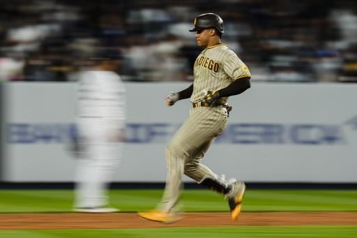 Juan Soto y Tatis aportan largos jonrones en Yankees Stadium y Padres abren serie con triunfo