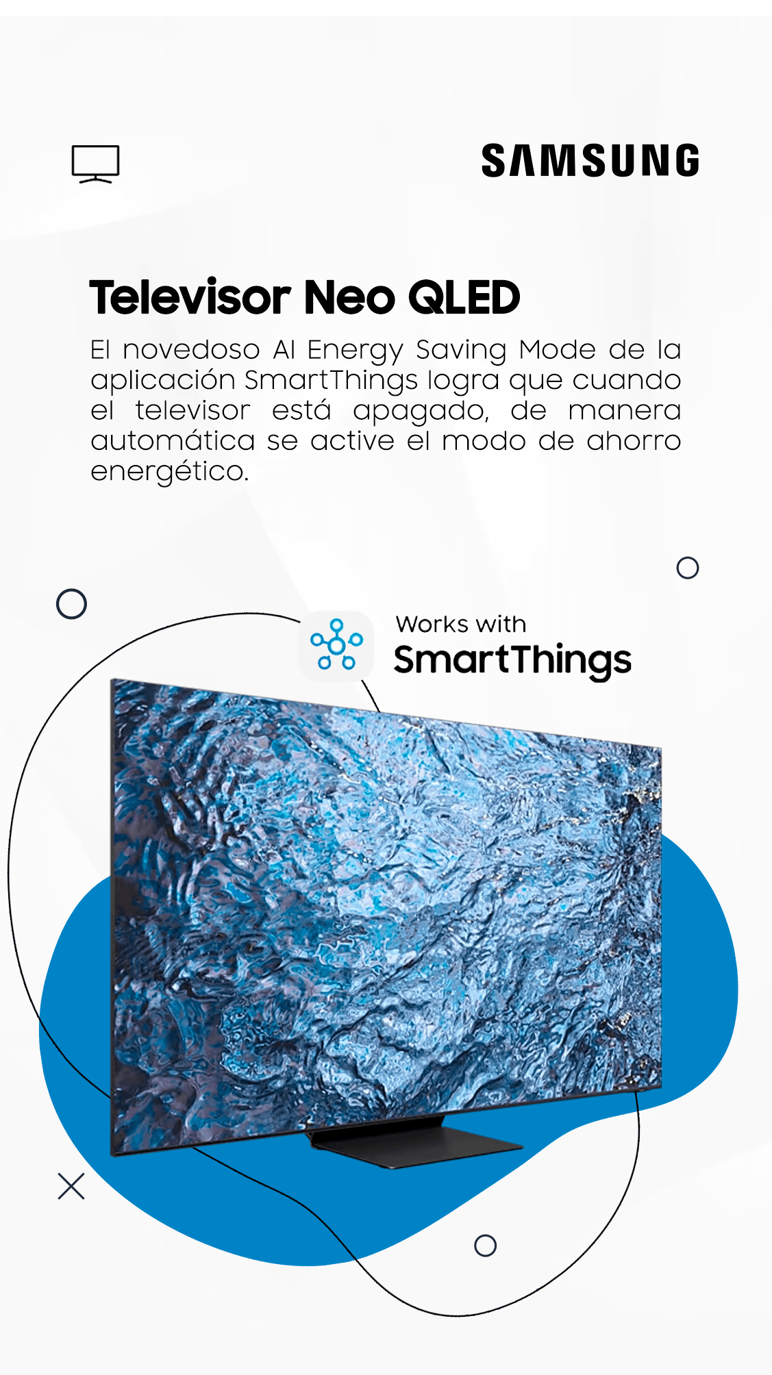 Activas el ahorro familiar cuando enciendes tu electrodoméstico Samsung