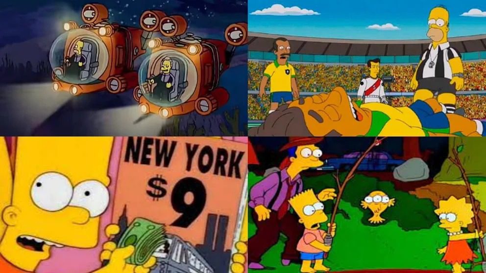 "Los Simpsons: Increíbles predicciones que sorprendieron al mundo, desde la búsqueda del Titanic hasta lesiones de Neymar"