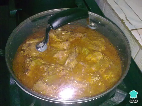 Cocido de lacón ahumado