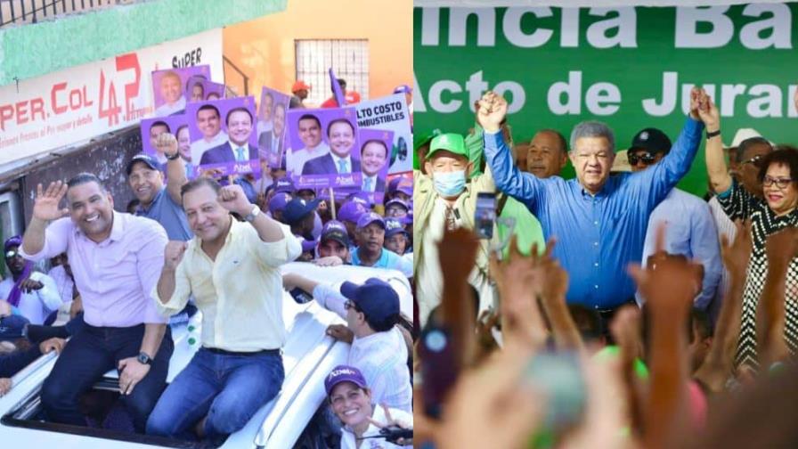 En el fin de semana, el PLD y FP van a las calles y el PRM hará asambleas de aspirantes