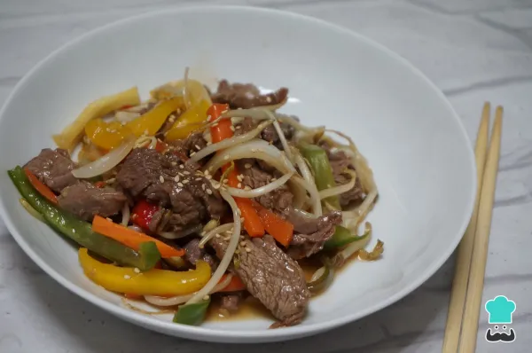 Receta de Chop suey de ternera