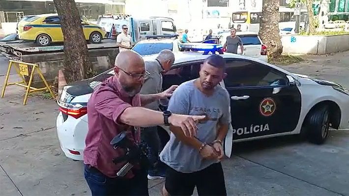Policía de Brasil detiene a taxista involucrado en crimen de chileno en Río de Janeiro