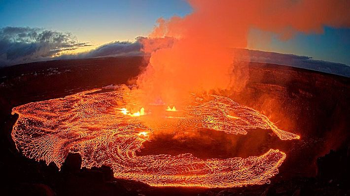 Volcán Kilauea de Hawaii entra en erupción: Reportan ríos de lava saliendo de su cráter