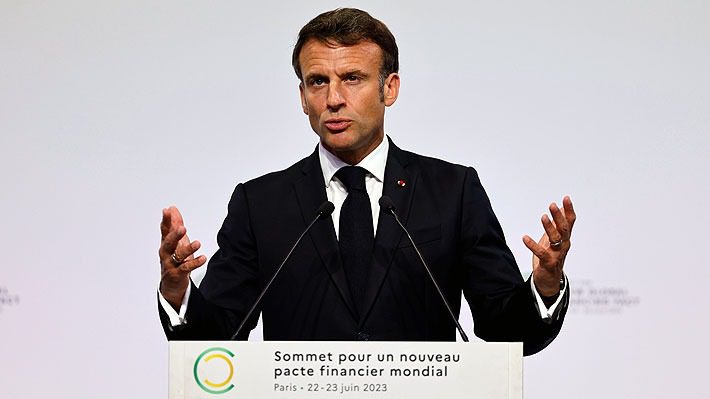 Macron inaugura cumbre en París: "Ningún país debería tener que elegir entre reducir la pobreza y proteger el planeta"