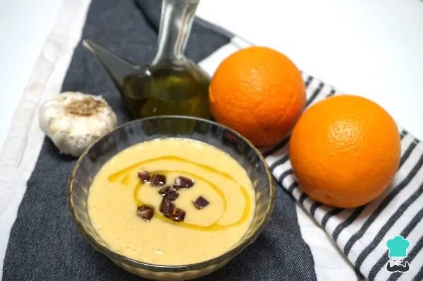 Receta de Porra antequerana de naranja