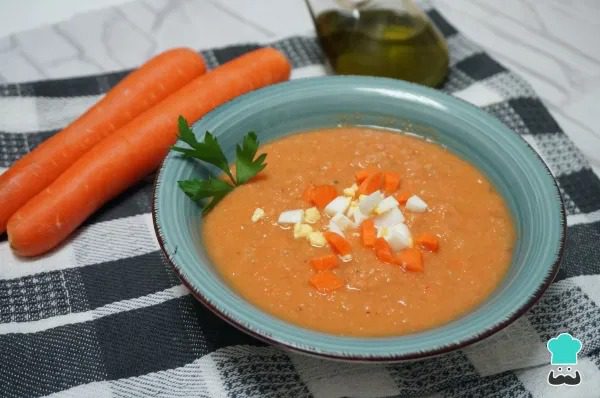 Salmorejo de zanahoria - Receta FÁCIL