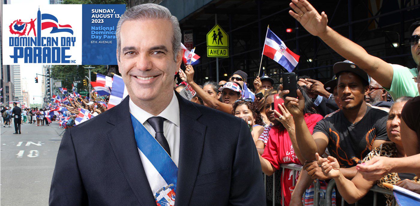 Abinader participará en Desfile Nacional Dominicano el 13 de agosto para promover reelección y darse “un baño de pueblo”