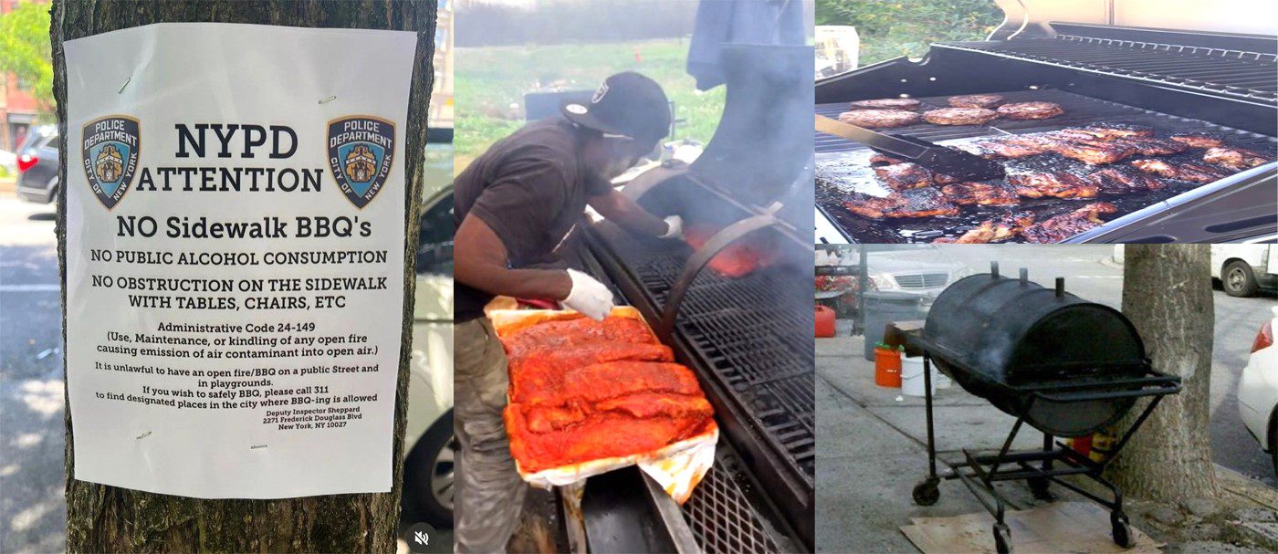 Alcalde de NY prohíbe parrilladas  en aceras y parques de la ciudad advirtiendo que  el NYPD  aplicará ordenanza