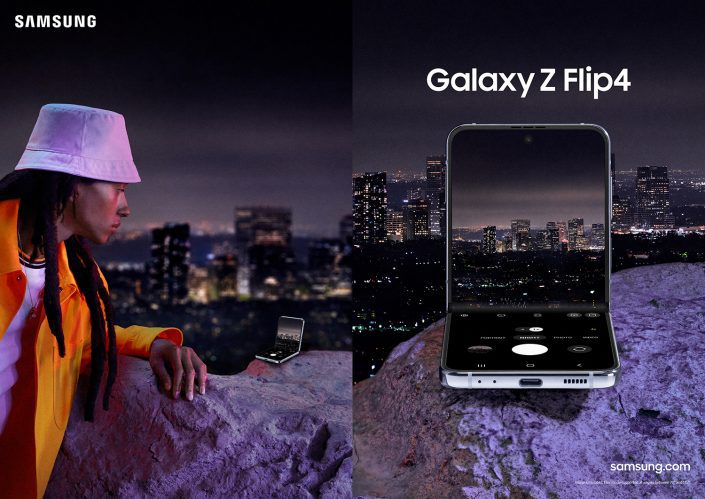 Celebra el día de la Luna con Nightography Los equipos S22 Ultra y S23 Ultra, Galaxy Z Fold4 y Galaxy Z Flip4 de Samsung tienen un excelente Zoom para lograr imágenes con grandes detalles del cielo nocturno