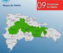 Alerta en nueve provincias debido a una onda tropical  COE mantiene vigilancia