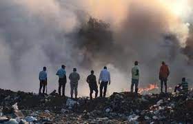 Se registra fuego en vertedero de San Felipe, Puerto Plata