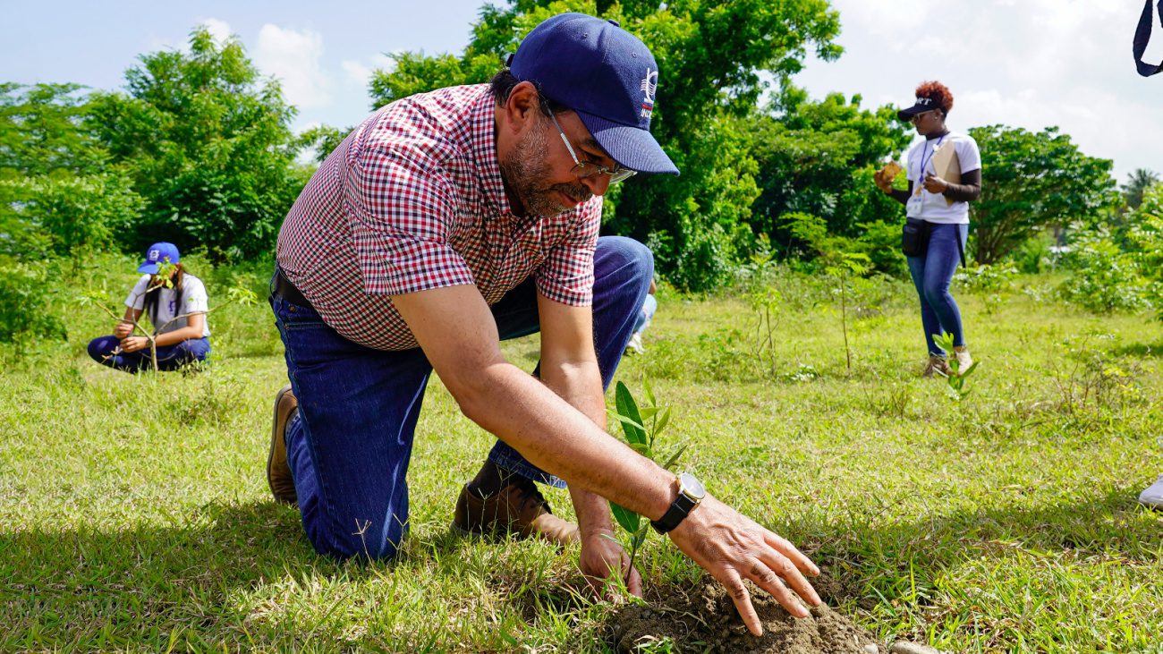INDRHI reforesta cuenca del río Nizao, en el marco del Plan Nacional de Restauración de Bosques