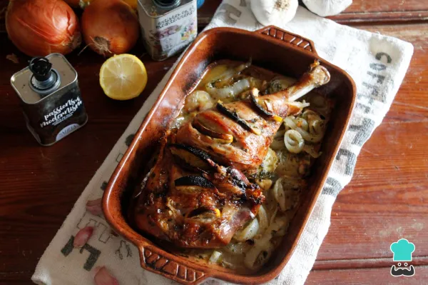 Receta de Patorra de pavo al horno