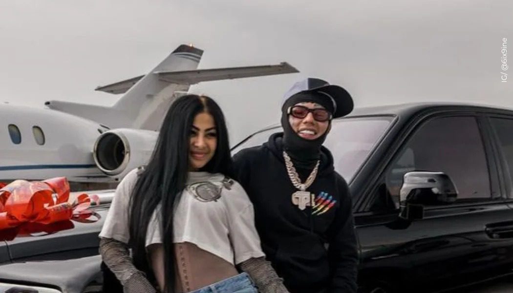 "¡Regalo extravagante! Tekashi 6ix9ine sorprende a Yailin con un lujoso carro de cumpleaños. #GestosImpresionantes"