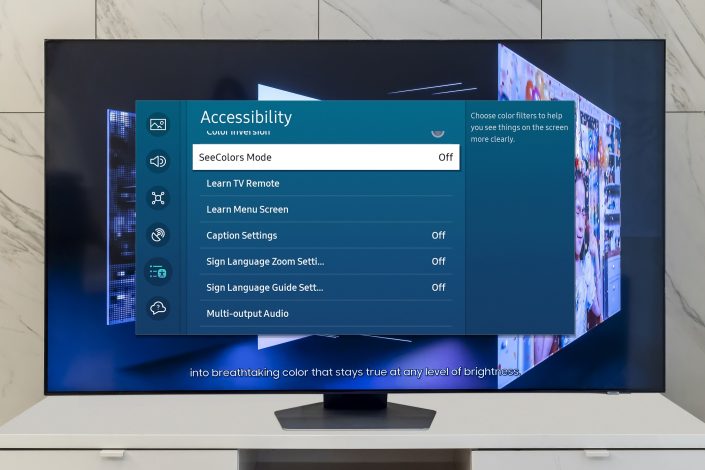 Samsung introduce SeeColors Mode en la línea de televisores y monitores 2023 para mejorar la experiencia de los usuarios daltónicos