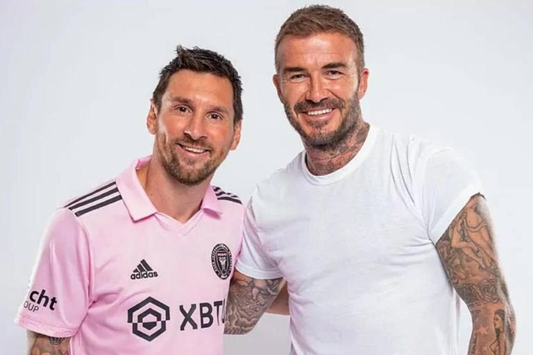 La química que demuestran Lionel Messi y David Beckham