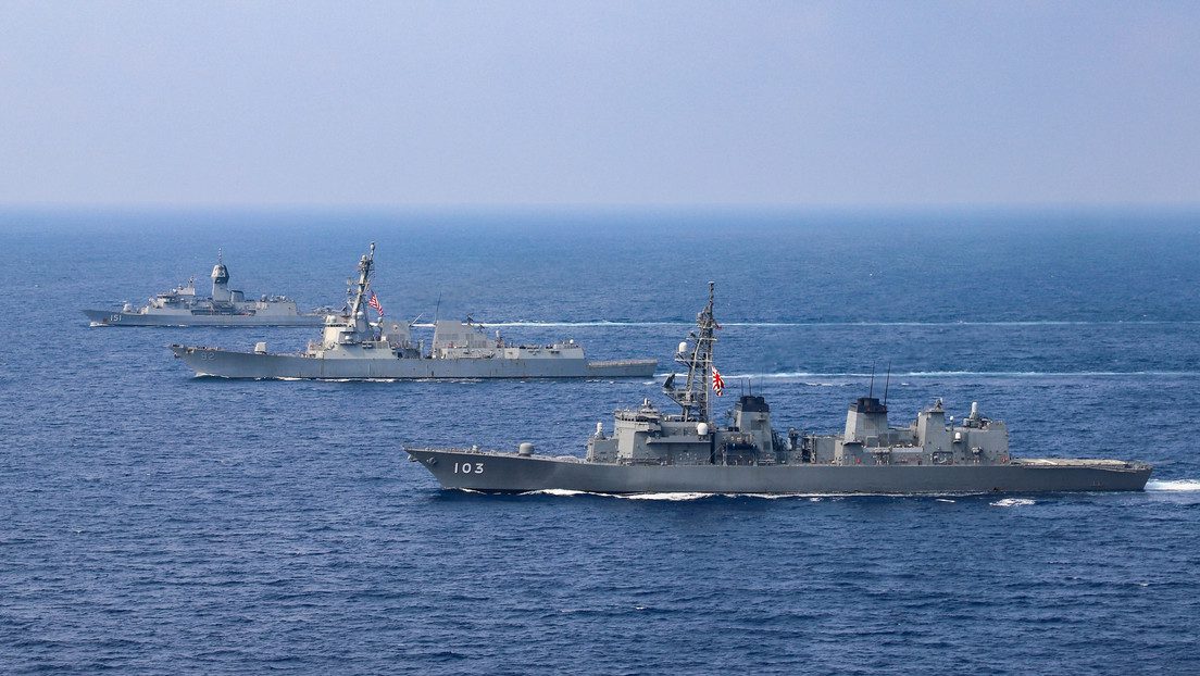 AP: EE.UU., Australia y Japón realizarán ejercicios navales conjuntos en el disputado mar de China Meridional