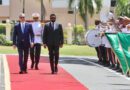 Presidente Abinader recibe a su homólogo de Guyana, Mohamed Irfaan Ali, en visita oficial
