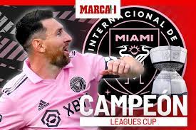 Lionel Messi le da el primer título de la historia al Inter Miami y lo festejó con Arroyo y Campana