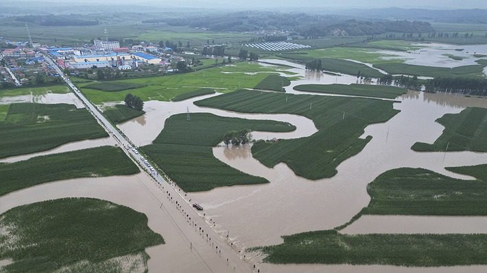 Fuertes lluvias en el noroeste de China dejan al menos 14 muertos y un desaparecido