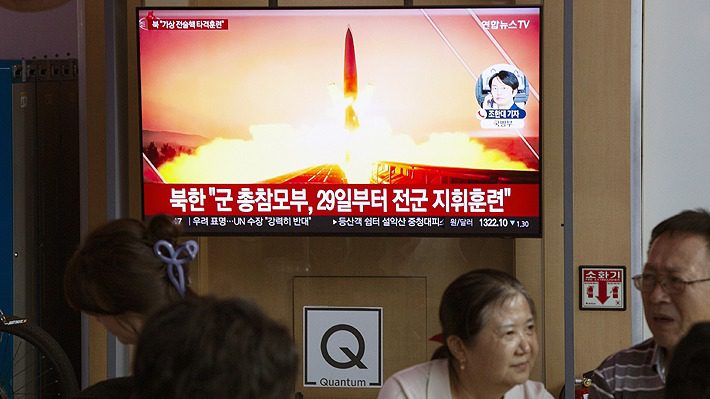 En medio de ejercicios de EE.UU: Corea del Norte lanza al mar dos misiles balísticos de corto alcance