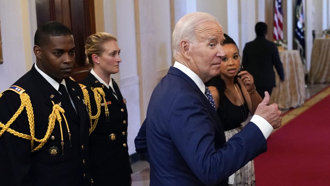 Biden abandona abruptamente la ceremonia de entrega de la Medalla de Honor