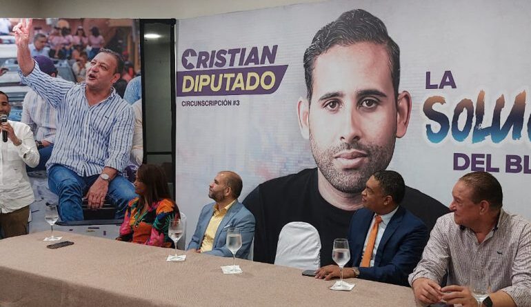 Precandidato a diputado por el Distrito Nacional, Cristian Morel, recibe apoyo de dirigentes peledeístas