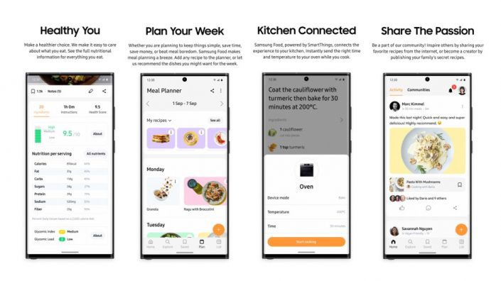 Samsung anuncia el lanzamiento global de Samsung Food, un servicio personalizado de alimentos y recetas con la tecnología IA