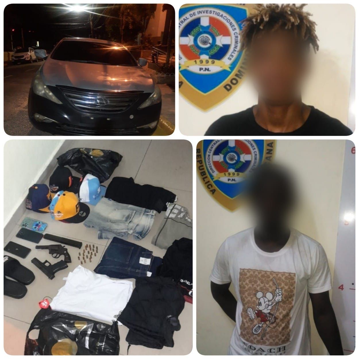 Policía ocupa armas de fuego a banda de malhechores en La Romana
