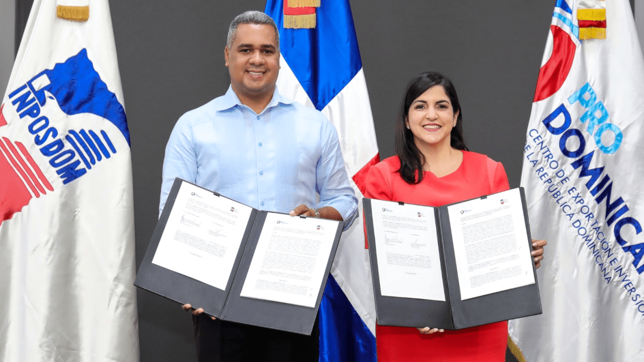 ProDominicana firma acuerdo interinstitucional con INPOSDOM a favor de las mipymes