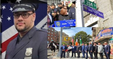 Comunidad y el NYPD se unen para inmortalizar policía dominicano asesinado en Harlem con renombre de esquina en el Alto Manhattan