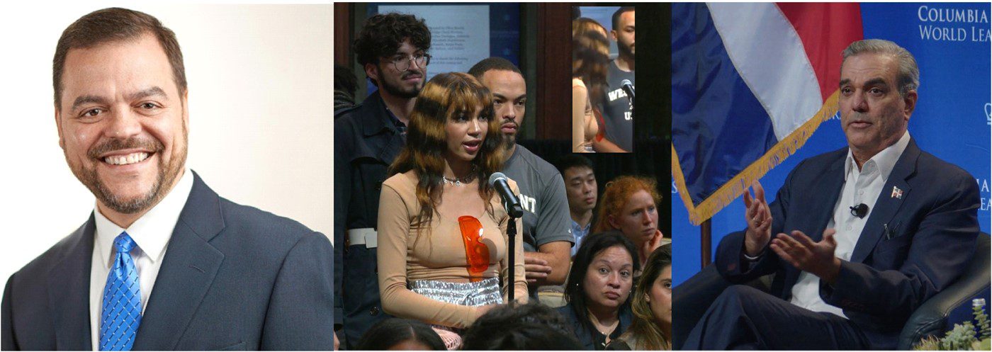 Senador boricua Luis Sepúlveda exige disculpa a estudiante dominicana de Columbia por irrespeto al darle  la espalda al presidente Abinader