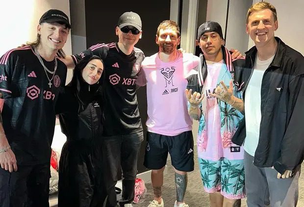 El encuentro de Lionel Messi con Bizarrap, Duki, Nicki Nicole y Peso Pluma en Miami